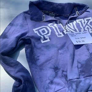 Pink Purple Tye Dyed Sweatshirt